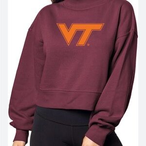 Virginia Tech Hokies Maroon Crew Sweatshirt